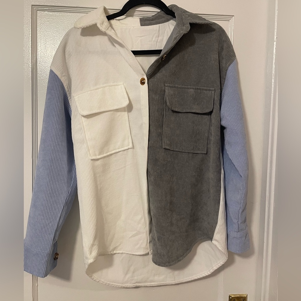 Color Block Cardigan